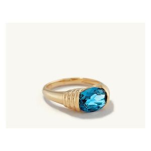 14k Yellow Gold, London Topaz | Heirloom Ring | Mejuri